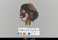 藏品(中國湖北皮影戲偶頭-淨)的圖片